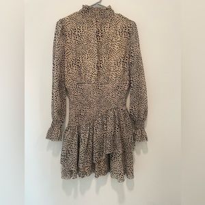 Tan dress with long sleeves!